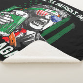 Weer grappige Trump maakt St Patrick's Day weer ge Sherpa Deken (3/4)