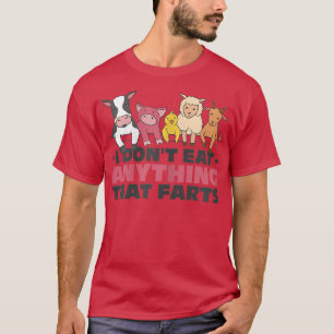 Weer grappige vegetariër die ik niet eet. t-shirt