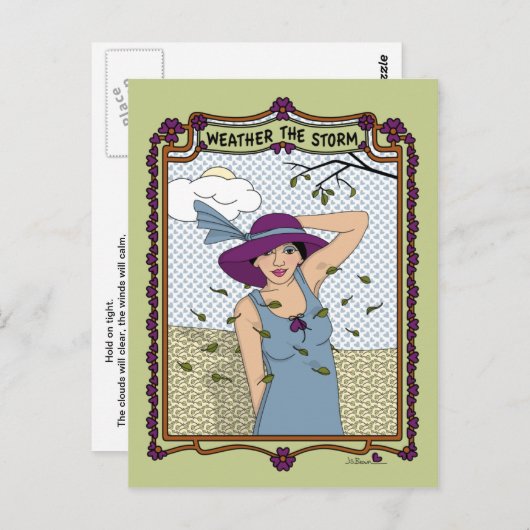 Weer het Storm_A_ Briefkaart (Voorkant / Achterkant)