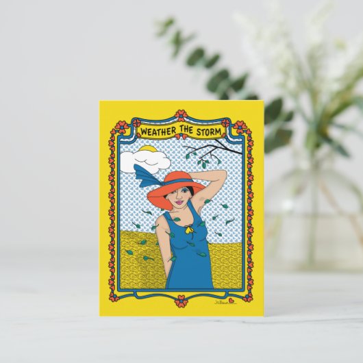 Weer het Storm_B_ Briefkaart (Staand voorkant)