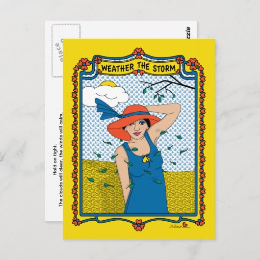 Weer het Storm_B_ Briefkaart (Voorkant / Achterkant)