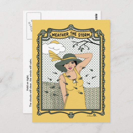 Weer het Storm_C_ Briefkaart (Voorkant / Achterkant)