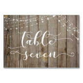 Weer Hout & Lichte Koorden Tabel Zeven Kaart (Achterkant)