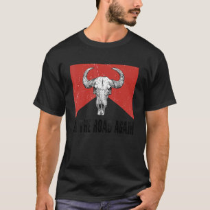 Weer landmuziek 70s Bull Skull Ho T-shirt