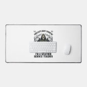 Weer Leraar Halloween Griezelige Oogst Reaper Pomp Bureaumat (Keyboard & Muis)