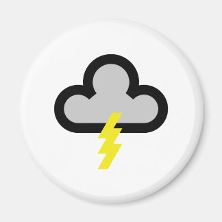 Weer Lightning Flash Symbool Magneet