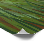 Weer met wilde bloemen poster (Hoek)