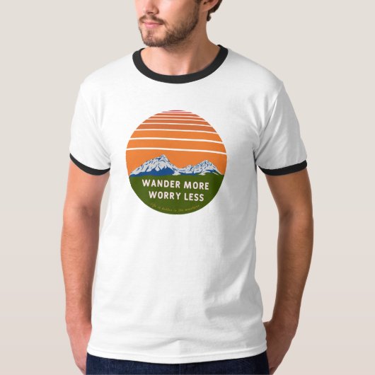 Weer minder zorgen t-shirt (Voorkant)