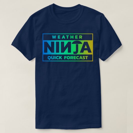 Weer ninja (3) t-shirt (Design voorkant)