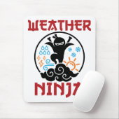 Weer Ninja Meteorologist Weerman Muismat (Met muis)