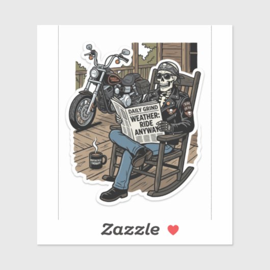 Weer om te rijden sticker — Grappige berester deca (Vel)