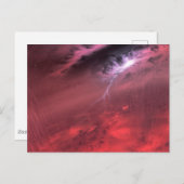 Weer op een bruine dwergster. briefkaart (Voorkant / Achterkant)