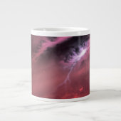 Weer op een bruine dwergster. grote koffiekop (Voorkant)