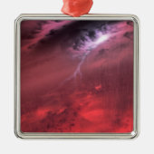 Weer op een bruine dwergster. metalen ornament (Voorkant)