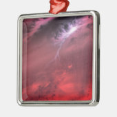 Weer op een bruine dwergster. metalen ornament (Links)