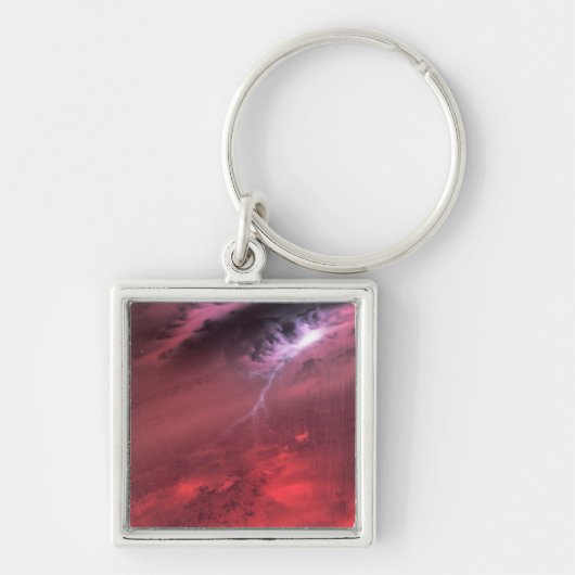 Weer op een bruine dwergster. sleutelhanger (Voorkant)