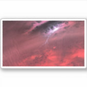 Weer op een bruine dwergster. sticker (Voorkant)