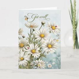 Weer Opknappen Witte Margrietentuin met Vlinders Kaart