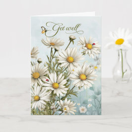 Weer Opknappen Witte Margrietentuin met Vlinders Kaart