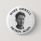 Weer Orwell Fiction Ronde Button 5,7 Cm (Voorkant)