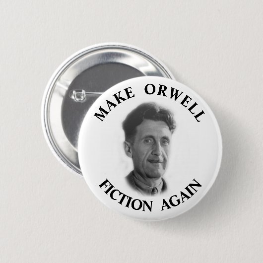 Weer Orwell Fiction Ronde Button 5,7 Cm (Voorkant /achterkant)