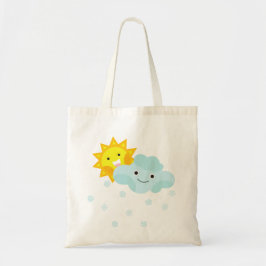 Weer Schattig Zon Ontwerp Tote Tassen