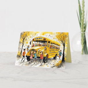 Weer terug naar school kaart