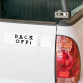 WEER UIT! Bumpersticker 1 (Op Truck)