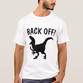 WEER UIT! MANNEN DINOSAUR T-SHIRTS (Voorkant)