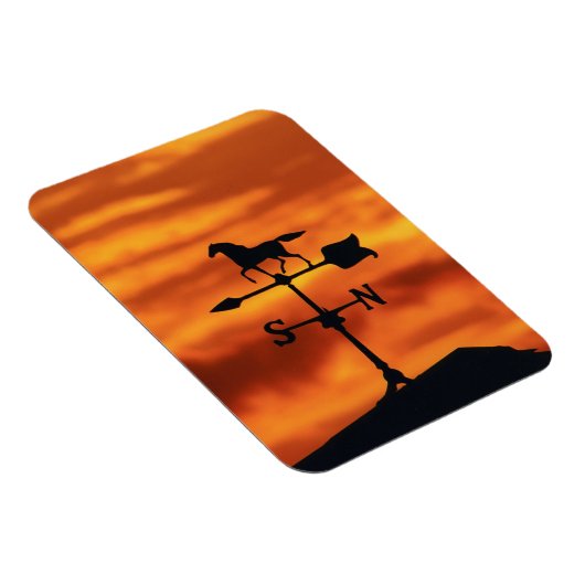 Weer Vane op zonsondergang Magneet (Rechterzijde)