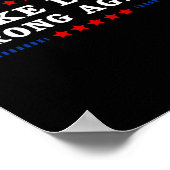 Weer verkeerd liegen Anti Trump Poster (Hoek)