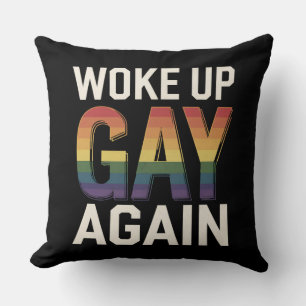 Weer Wakker Geworden Als Homo Funny LGBTQ Pride Bo Kussen