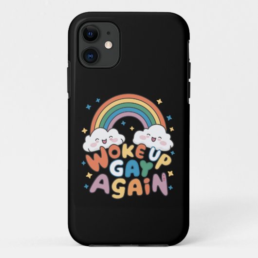 Weer Wakker Geworden Als Homo Nogmaals LGBT Pride Case-Mate iPhone Case (Achterkant)