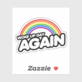 Weer Wakker Geworden Als Homo Sticker (Vel)