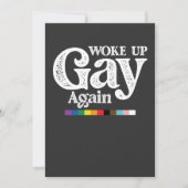 Weer wakker worden steun LGBT Pride Kaart (Voorkant)