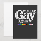 Weer wakker worden steun LGBT Pride Kaart (Voorkant / Achterkant)