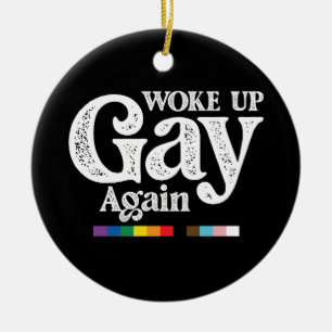 Weer wakker worden steun LGBT Pride Keramisch Ornament