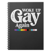 Weer wakker worden steun LGBT Pride Notitieboek (Voorkant)