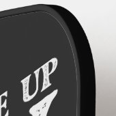 Weer wakker worden steun LGBT Pride Pickleball Paddle (Links Detail)