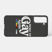 Weer wakker worden steun LGBT Pride Samsung Galaxy Hoesje (Achterkant horizontaal)