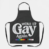 Weer wakker worden steun LGBT Pride Schort (Voorkant)