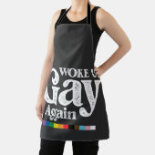 Weer wakker worden steun LGBT Pride Schort (Insitu)