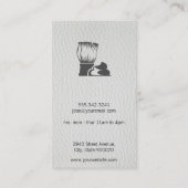 Weer  Weekbarber Monogram Visitekaartje (Achterkant)