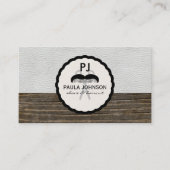 Weer  Weekbarber Monogram Visitekaartje (Voorkant)