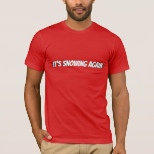 Weer witte sneeuw t-shirt