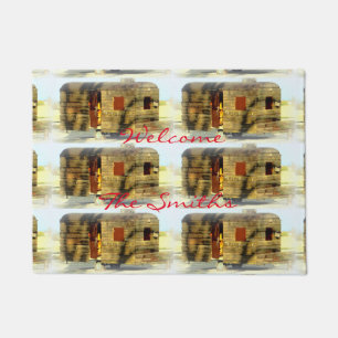 Weer zigeunerige caravan Thunder_Cove elke kleur Deurmat