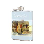 Weer zigeunerige caravan Thunder_Cove elke kleur Heupfles (Links)