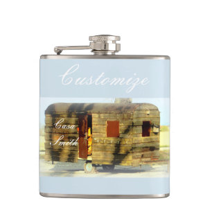 Weer zigeunerige caravan Thunder_Cove elke kleur Heupfles