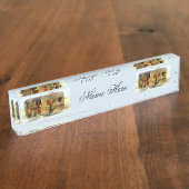 Weer zigeunerige caravan Thunder_Cove elke kleur Naambordje (Zijkant)