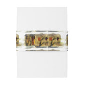 Weer zigeunerige caravan Thunder_Cove elke kleur Uitnodigingen Wikkel (Achterkant Voorbeeld)